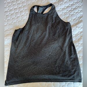 Women's Black and Gray Tank Top